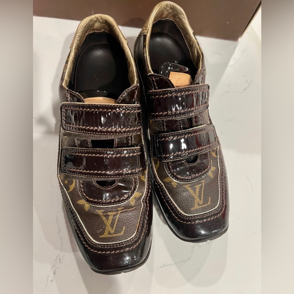 Authentic Louis Vuitton Monogram Canvas Shoes Size 7